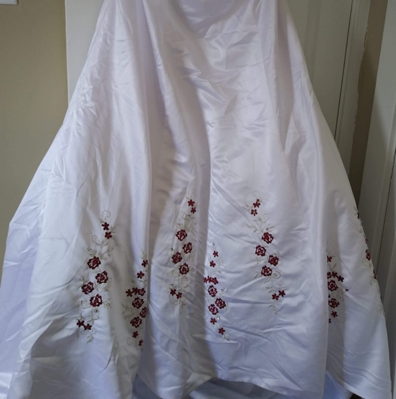 Custom made wedding dress 26w - Picture 4 of 7